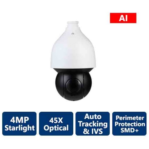 4MP AI Starlight 45x IR 150m PTZ Network Camera