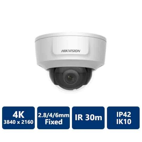 Hikvision 8 MP IR Fixed Dome Indoor Network Camera