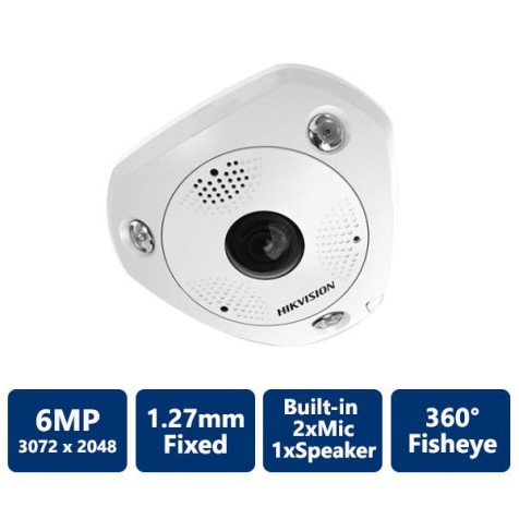 Hikvision 6MP Fisheye Network Camera