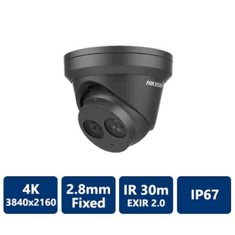 Hikvision 4K IR Fixed Turret Network Camera