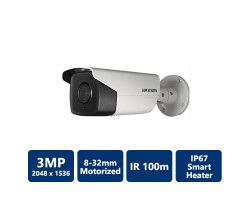 Hikvision DS-2CD4A35FWD-IZH8 3MP Smart IP Outdoor Bullet Camera, 8-32mm, Heater