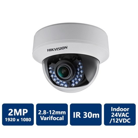 Hikvision DS-2CE56D5T-AVFIR HD1080P WDR Indoor Vari-focal IR Dome Camera