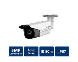 Hikvision 5 MP Outdoor Network Bullet Camera, 4mm