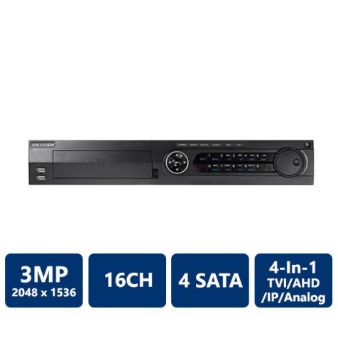 Hikvision TurboHD 3MP 4-In-1 16CH DVR