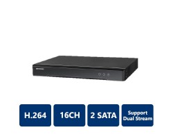 Hikvision DS-6716HQHI-SATA Video Server, 16-Channel, H.264, Dual Stream
