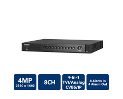 8 Channel H.265 Hikvision 4MP TurboHD Digital Video Recorder