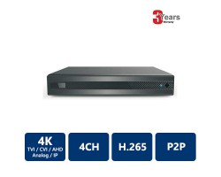 4 Channels 4K 5-in-1 HDVR