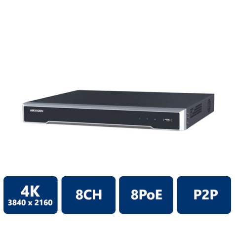 4K 8-Channels Plug & Play NVR