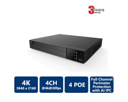 4 Channels 4 PoE 4K EyeOnet NVR