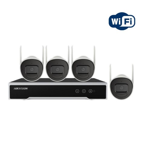 Hikvision 4MP 4CH Wi-Fi Camera and NVR Kit